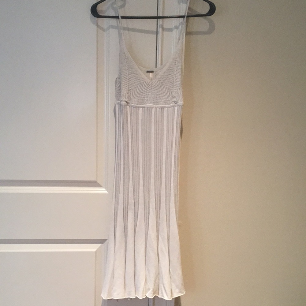 Free People cream sweater dress